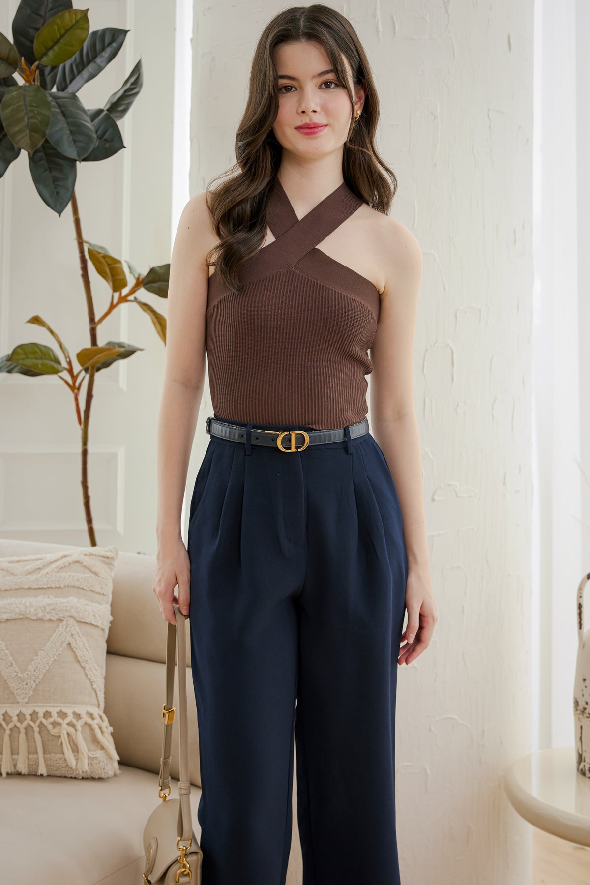 Timeless Culottes Pants in Navy